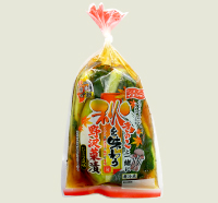 きのこと一緒に秋を味わう野沢菜漬たまり風味